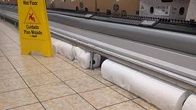 Leaking Cooling Coils Grocery