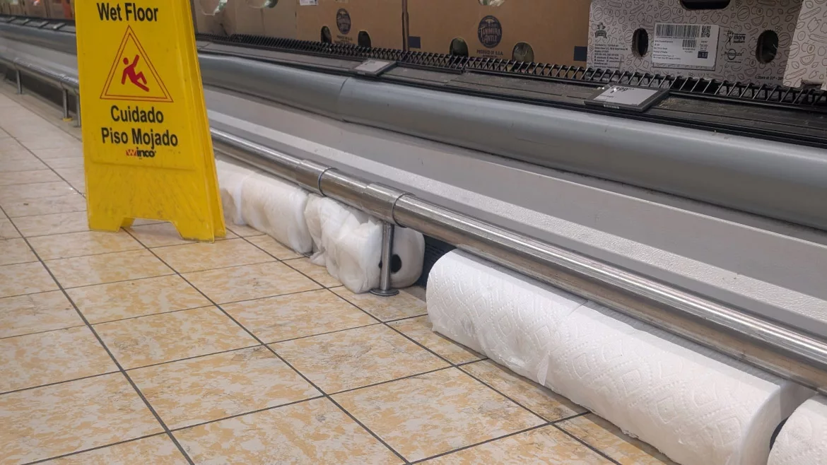 Leaking Cooling Coils Grocery