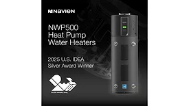 Navien NWP500 Heat Pump Water Heater IDEA Silver Award Winner