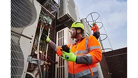 Technician Servicing Shoulder Season