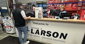 Gustave Larson Parts Counter