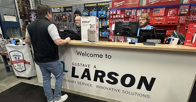 Gustave Larson Parts Counter