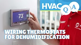HVAC Q&A Episode 17: Dehumidification Wiring