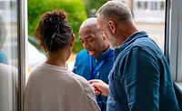 HVAC Contractor and Customer
