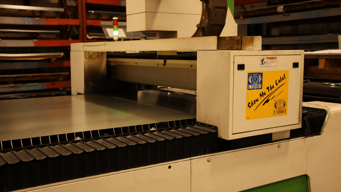 Union label plasma table