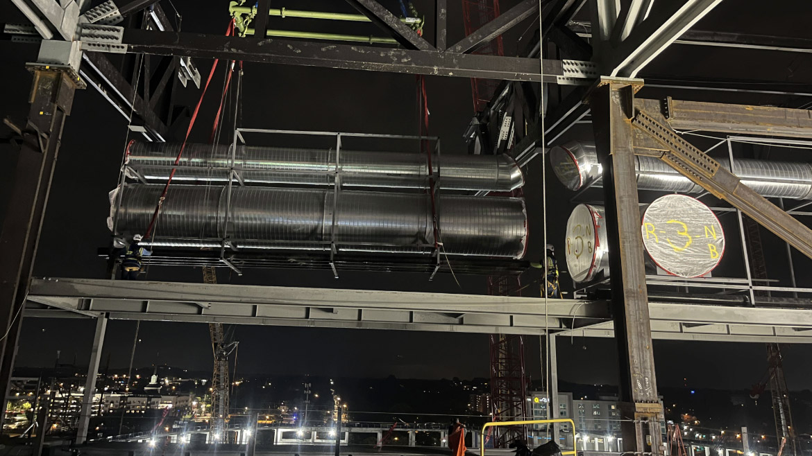 Bowl Duct Install