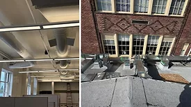 Historical Building Adding Duct