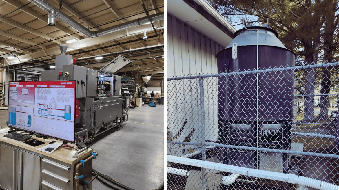 RF Heating Cooling Tower
