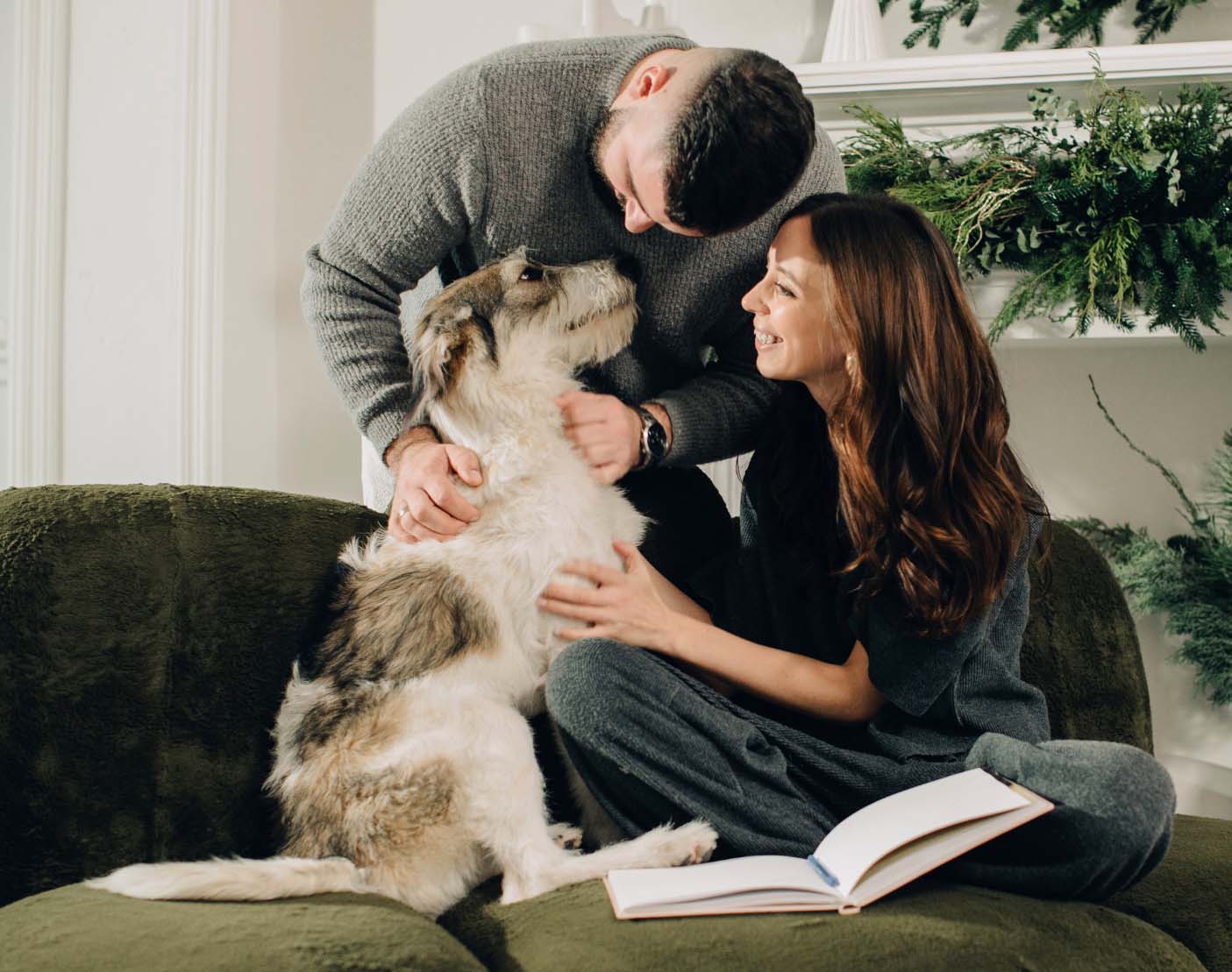Couple with Dog