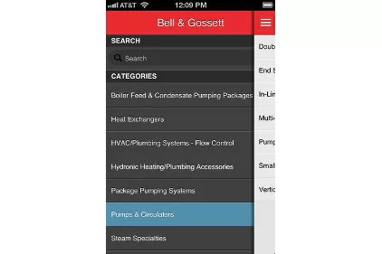 Bell & Gossett Mobile Catalog