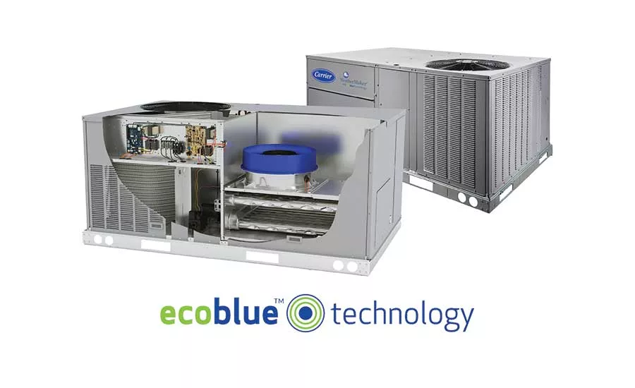 Carrier’s Weather Series RTUs with EcoBlue™.