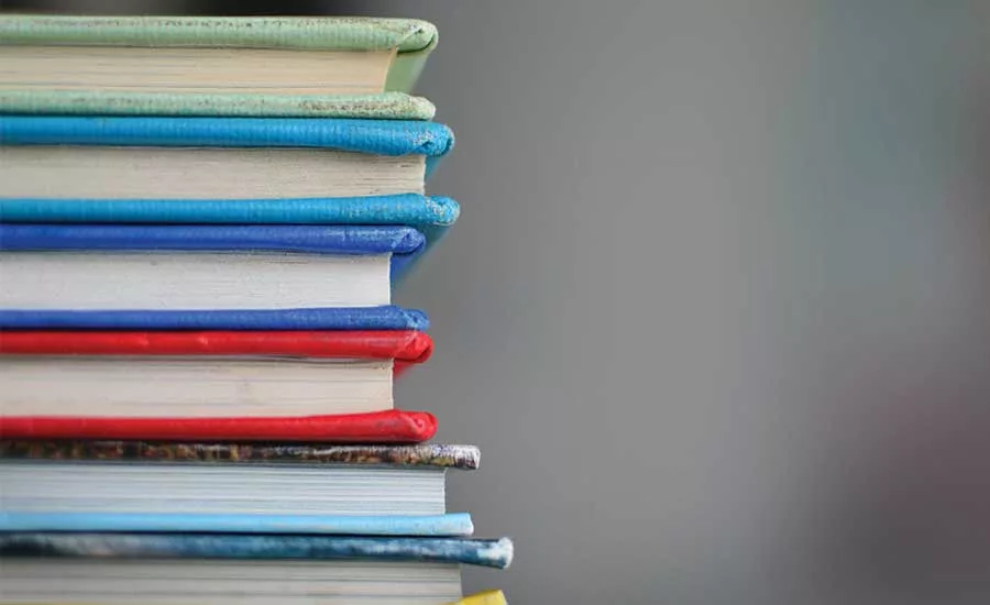 Stack of Textbooks