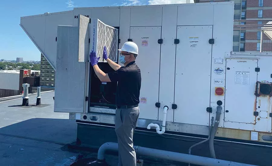 Elijah Ercolino, director of the Facilties Engineering Group