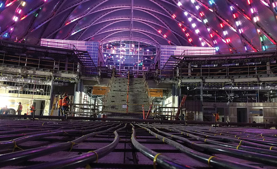 The unique design of the Anaheim Regional Transportation Intermodal Center (ARTIC)