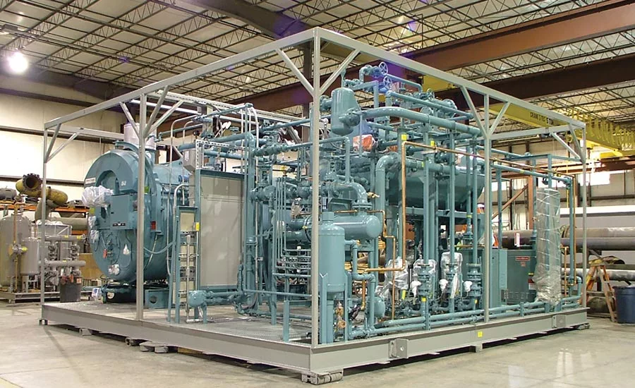 FIGURE 2. Modular boiler plant on the factory floor. (Photo courtesy of Systecon)