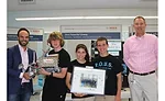 team from Greater Concord NH and their home-built robot