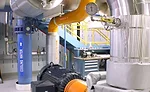 Large-horsepower CHW pumps are equipped with variable speed drives