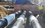 Thousands of feet of underground steam and condensate piping