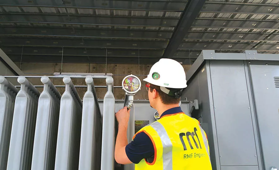 A temporary substation transformer was installed to support the temporary cool