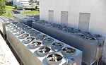 FIGURE 2. Once assembled, the temporary cooling tower