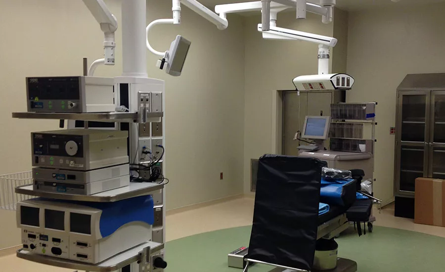 Carilion Clinic OR renovation project with completed OR space