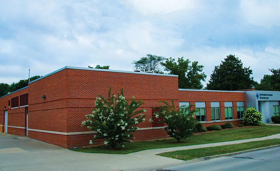The central plant at Southern Illinois Healthcare Carbondale’s hospital