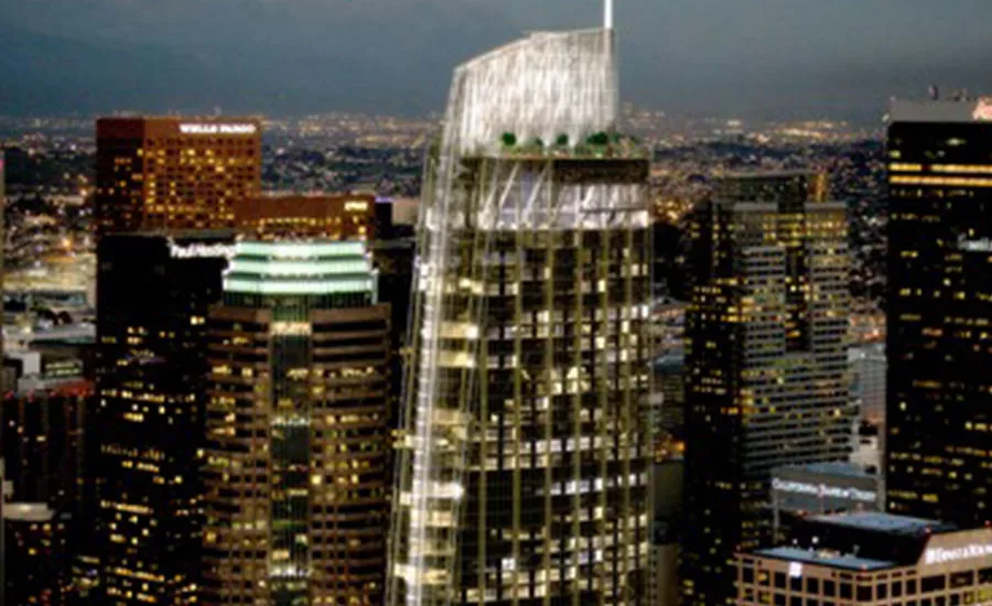 The 73-floor Wilshire Grand in Los Angeles