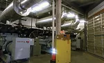 A photo of the existing 1,750-kW, 4,160-V generators