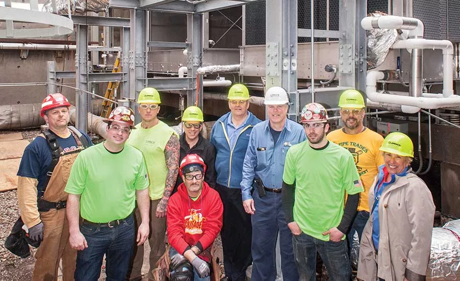 Calvitti Co. and Limbach Co. completed the retrofit over the 2107-2018
