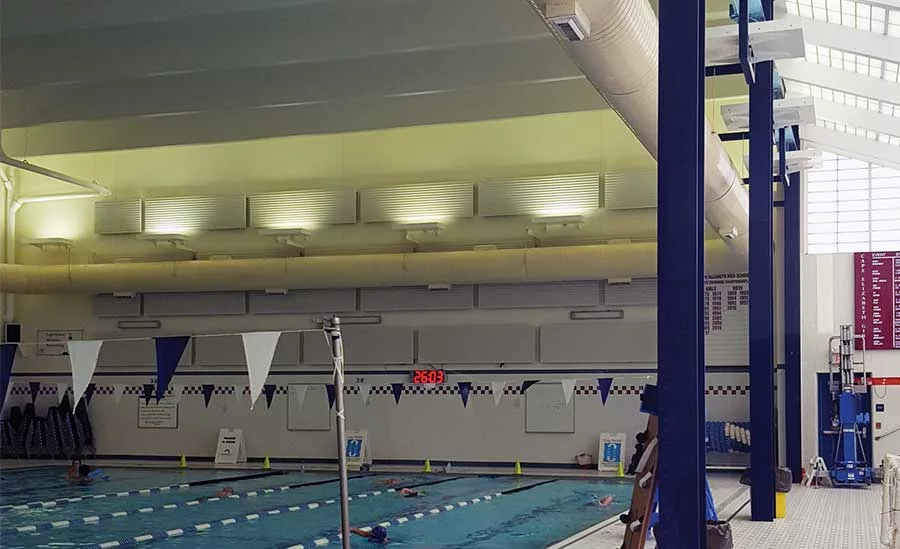 The Donald Richards Community Pool in Cape Elizabeth, Maine