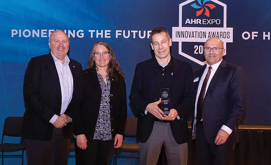 Udi Meirav receives the AHR Expo Product of the Year Award