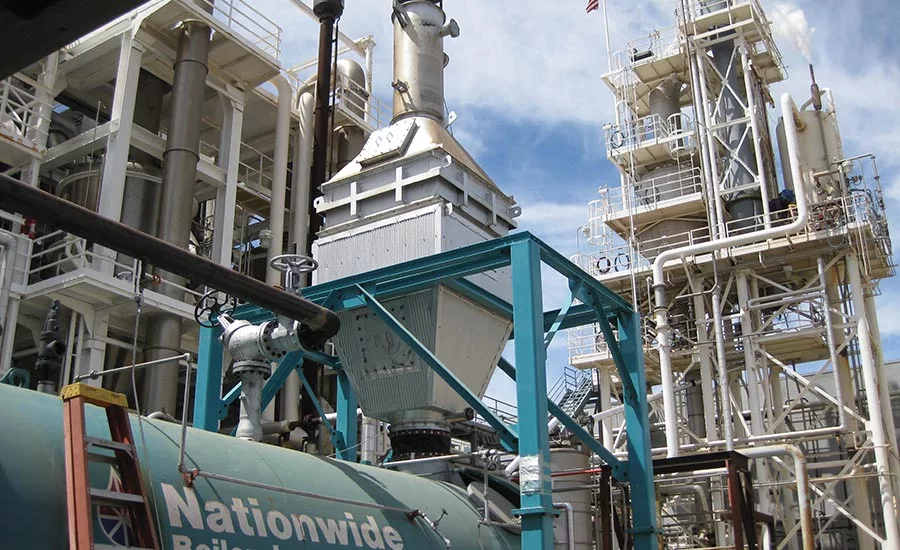 A firetube boiler