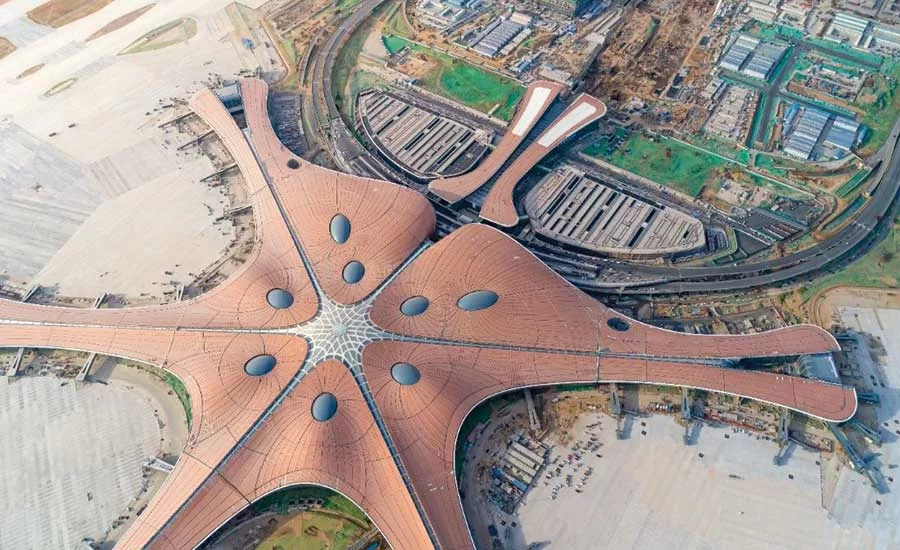 the Daxing airport