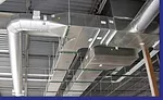 Figure 2. Building HVAC system forced-air ductwork.