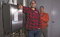 Joel Iverson, co-founder, Monday Night Brewing (left) and David Hardegree, owner/operator, Hard-Cas Mechanical & Home Services Joel Iverson, co-founder, Monday Night Brewing (left) and David Hardegree, owner/operator, Hard-Cas Mechanical & Home Services