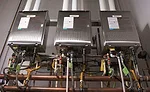five tankless water heaters