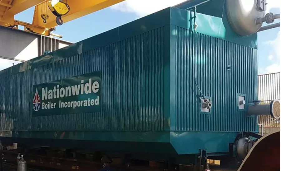 skid-mounted boiler