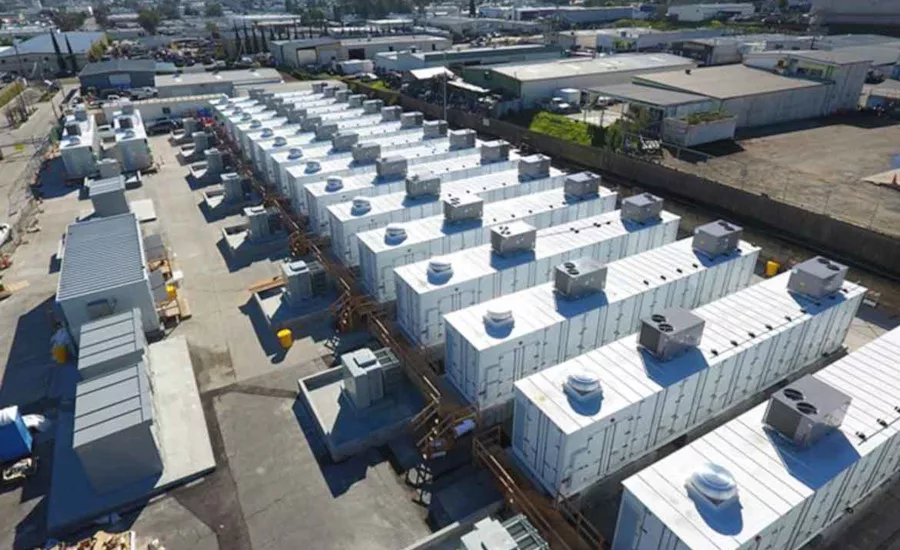 Grid size battery storage