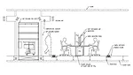 Schematic, high-density trading floor