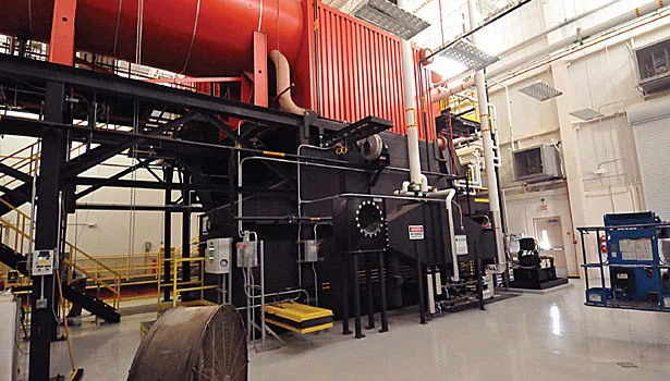 biomass boiler, turbine generator