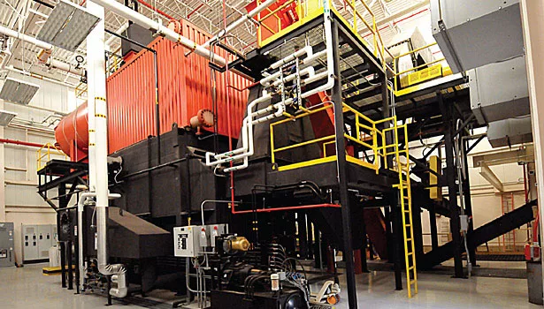 biomass boiler, hydraulic unit