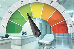 energy efficiency gauge, hospital