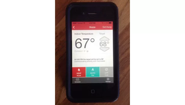 RadioThermostat app.