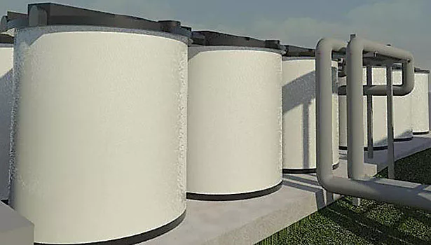 ice storage tanks