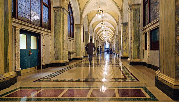 corridor of building