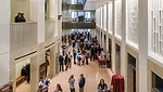 Northrop Auditorium atrium, smoke control, ventilation