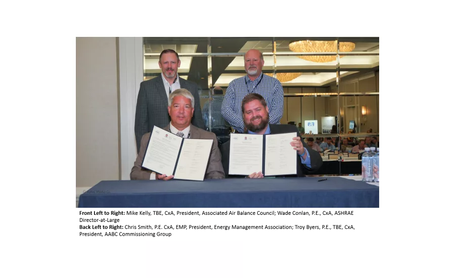 ASHRAE, EMA, ACG, AABC MOU