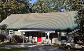 southeast-facing porch 