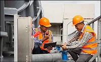 HVAC workers