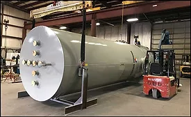 An ammonia tank